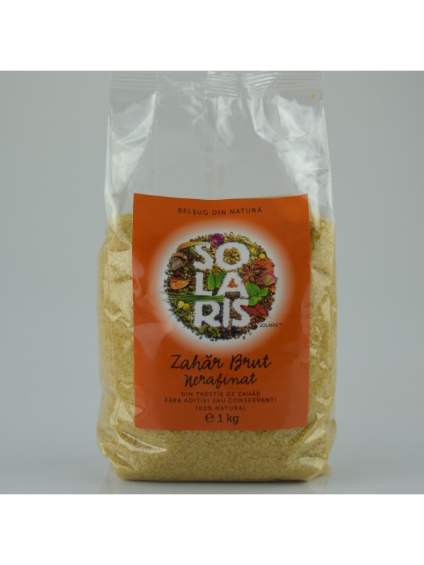 ZAHAR BRUT NERAFINAT 1KG-SOLARIS